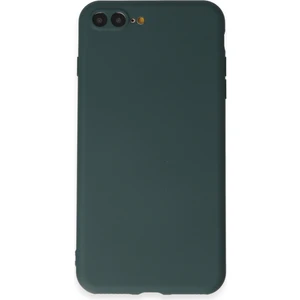 iPhone 8 Plus Kılıf Yumuşak Silikon Kılıf - Koyu Yeşil