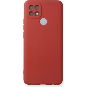 Oppo A15 Kılıf Yumuşak Silikon Kılıf - Kiremit