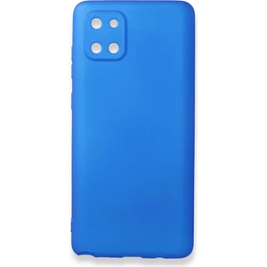 Samsung Galaxy A81 / Note 10 Lite Kılıf Yumuşak Silikon Kılıf - Mavi