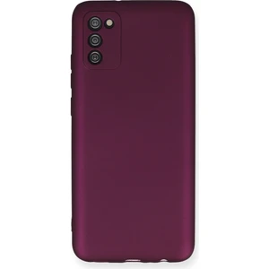 Samsung Galaxy A02S Kılıf Yumuşak Silikon Kılıf - Mürdüm