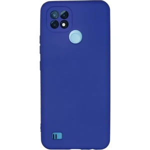Realme C21 Kılıf Yumuşak Silikon Kılıf - Lacivert