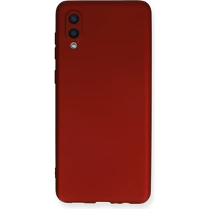 Samsung Galaxy A02 Kılıf Yumuşak Silikon Kılıf - Bordo