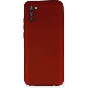 Samsung Galaxy A02S Kılıf Yumuşak Silikon Kılıf - Bordo