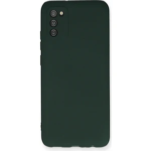 Samsung Galaxy A02S Kılıf Yumuşak Silikon Kılıf - Koyu Yeşil