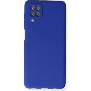 Samsung Galaxy A12 Kılıf Yumuşak Silikon Kılıf - Lacivert