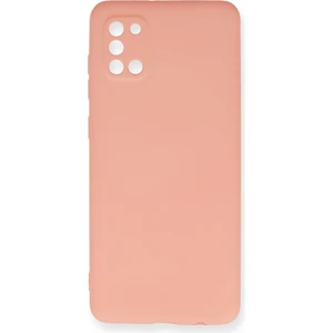 Samsung Galaxy A31 Kılıf Yumuşak Silikon Kılıf - Pudra