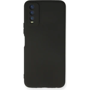 Vivo Y11S Kılıf Yumuşak Silikon Kılıf - Siyah