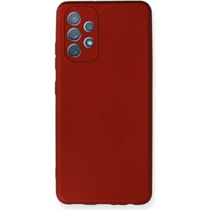 Samsung Galaxy A52 Kılıf Yumuşak Silikon Kılıf - Bordo