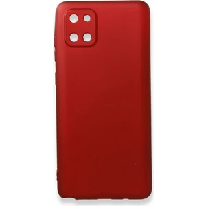 Samsung Galaxy A81 / Note 10 Lite Kılıf Yumuşak Silikon Kılıf - Bordo