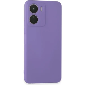 Vivo Y16 Kılıf Yumuşak Silikon Kılıf - Lila