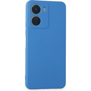 Vivo Y16 Kılıf Yumuşak Silikon Kılıf - Mavi