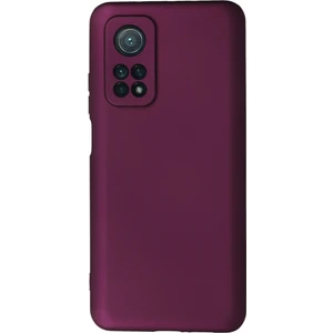 Xiaomi Mi 10T Kılıf Yumuşak Silikon Kılıf - Mürdüm