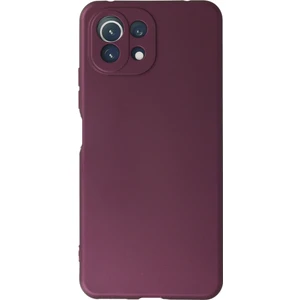 Xiaomi Mi 11 Lite Kılıf Yumuşak Silikon Kılıf - Mürdüm