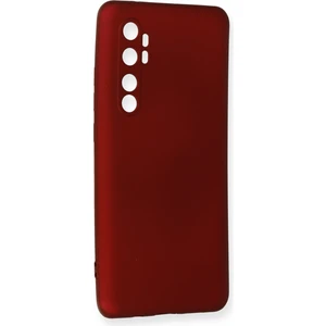 Xiaomi Mi Note 10 Lite Kılıf Yumuşak Silikon Kılıf - Bordo