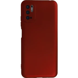 Xiaomi Poco M3 Pro Kılıf Yumuşak Silikon Kılıf - Bordo