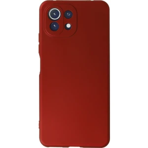 Xiaomi Mi 11 Lite Kılıf Yumuşak Silikon Kılıf - Kırmızı