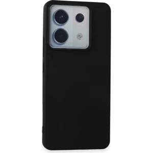 Xiaomi Poco X6 Kılıf Yumuşak Silikon Kılıf - Siyah