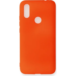Xiaomi Redmi Note 7 Kılıf Yumuşak Silikon Kılıf - Turuncu