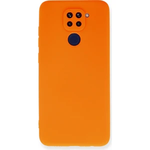Xiaomi Redmi Note 9 Kılıf Yumuşak Silikon Kılıf - Turuncu