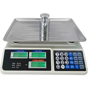 Dynamic Tech 40 kg Şarjlı Büyük Akülü Elektronik Dijital Hassas Mutfak Manav Bakkal Kasap Terazisi