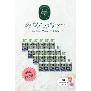 Eyüp Sabri Tuncer Doğal Zeytinyağlı Şampuan 24 Al 22 Öde 700 ml ve Pamuk