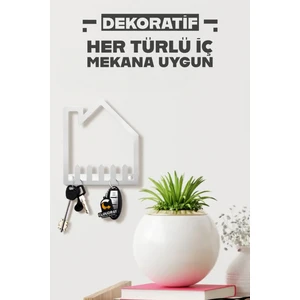 3Art Metal Dekoratif Demir Duvar Askısı - Metal Askılık - Anahtarlık - Duvar Rafı