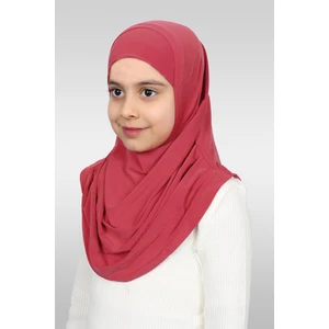Hürrem Bone Nar Çiçeği Pratik Hazır Geçmeli Çocuk Tesettür Bone Sandy Kumaş Kendinden Boneli 78_30