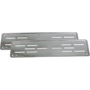 Drs Tuning Oto Plakalık Ince Abs Plastik Üzerine Krom Kaplama 1 Takım 2 Adet