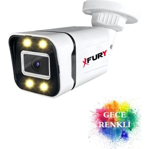 Gece Renkli - 5mp Lens 1080P Full Hd Ahd Güvenlik Kamerası 4 x Ultra LED Renkli Gece Görüş 5580