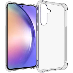 Heptek İletişim Samsung Galaxy A55 Şeffaf Kılıf Köşelerde Darbelere Karşı Ultra Kalınlık (Antishock)