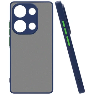 Heptek İletişim Xiaomi Redmi Note 13 Pro 4g Kılıf Mat Parmak Izi Yapmaz Kamera Korumalı Renkli Tuşlu Sert Silikon Kapak (Hux)