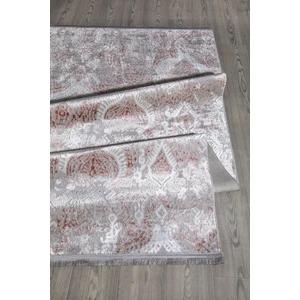 Pembe Renkli Füme Plus Parlak Kaymaz Yıkanabilir Halı