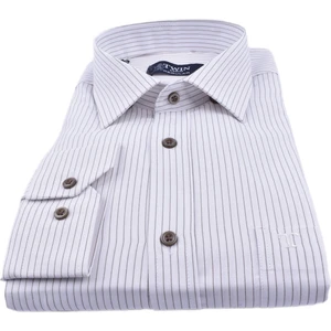 TWN-212 Regular Çizgili Gömlek /siyah/xxl