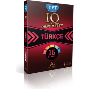 Paraf Yayınları TYT IQ Türkçe 15 Branş Denemesi