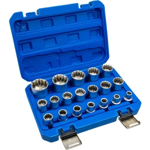 6180 1/2" Spline 12 Köşe Lokma Anahtar Takımı 19 Parça