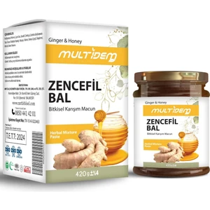 Hmd Zencefil Ballı Bitkisel Karışım Macun 420 gr