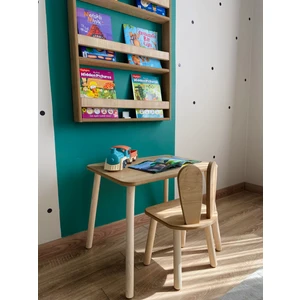 MONTESSORİ AKTİVİTE ÇOCUK BOYAMA ETKİNLİK VE ÇALIŞMA MASASI TAVŞAN KULAK AKTİVİTE MASA SANDALYE