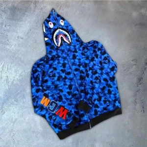 Bape Nakışlı Fermuarlı Hırka