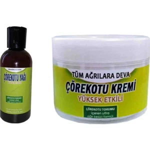 Çörek Otu Kremi 100 ml + Çörek Otu Yağı 150 ml 2'li Set Ağrılarınız İçin Krem + Yağ Set