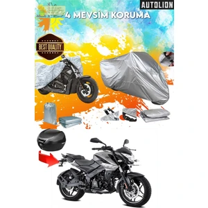 Bajaj Pulsar NS200 Arka Çanta Uyumlu Ultra Koruyucu  Motor Branda
