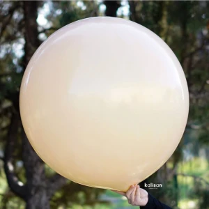 Eğlence Marketi 36 Inç Jumbo Balon 90 cm Çap 1 Adet Sütlü Kahve