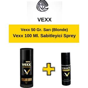 Vexx 50 gr Saç Tozu + 100 ml Sabitleyici Sprey Set