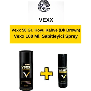 Vexx 50 gr  Saç Tozu + 100 ml Sabitleyici Sprey Set