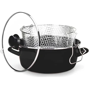 Kızartma Tenceresi Siyah 26 cm 4,5 Lt