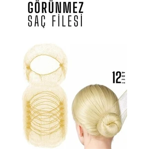 Transformacion Sarı Saç Filesi Görünmez 12 Adet 720100