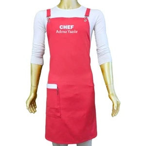 Mutfakta Moda Özel Mutfak Aşçı Önlüğü / Özel Su ve Leke Tutmaz Kumaş Profesyonel Master Chef Önlüğü