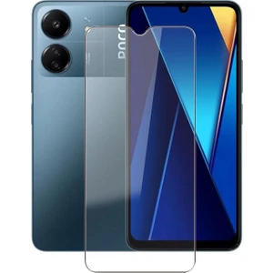 ECR MOBILE Poco C65 ile Uyumlu Şeffaf Esnek Nano Cam Ekran Koruyucu