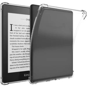Amazon Kindle 6.8'' Paperwhite 5 E-Kitap Okuyucu Şeffaf Silikon Kılıf