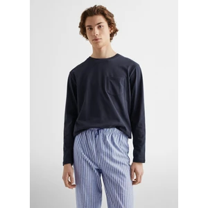 Mango Çizgili uzun pijama
