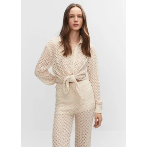 Düz Tığ İşi Pantolon